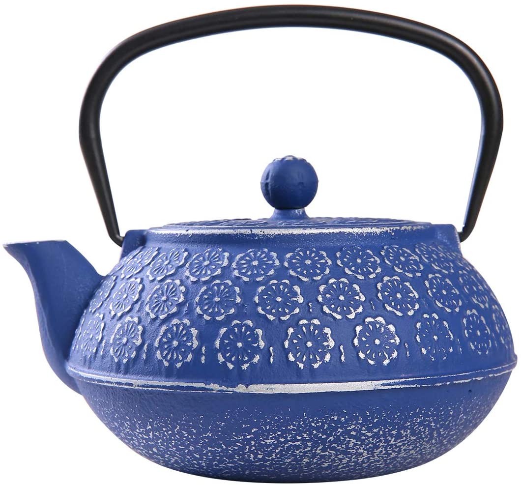 3.5Lbs 34oz Tea Kettle, Japanese -style Cast Iron Teapot With 304 Stainless Steel Infuser For Loose Leaf Tea