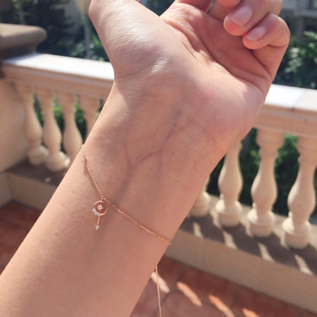 Sterling Silver Bracelet Female Korean Version Niche