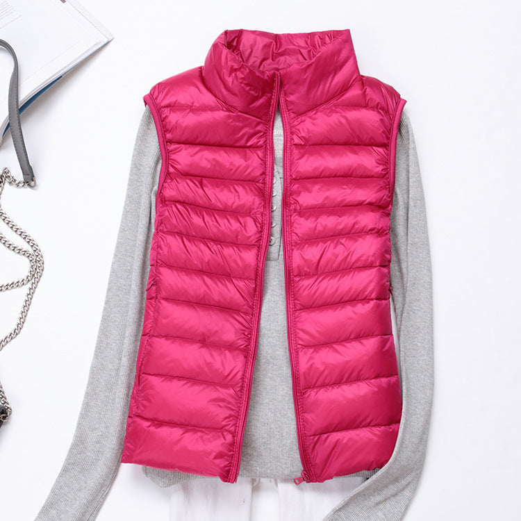 New Autumn Women Light Down Vest