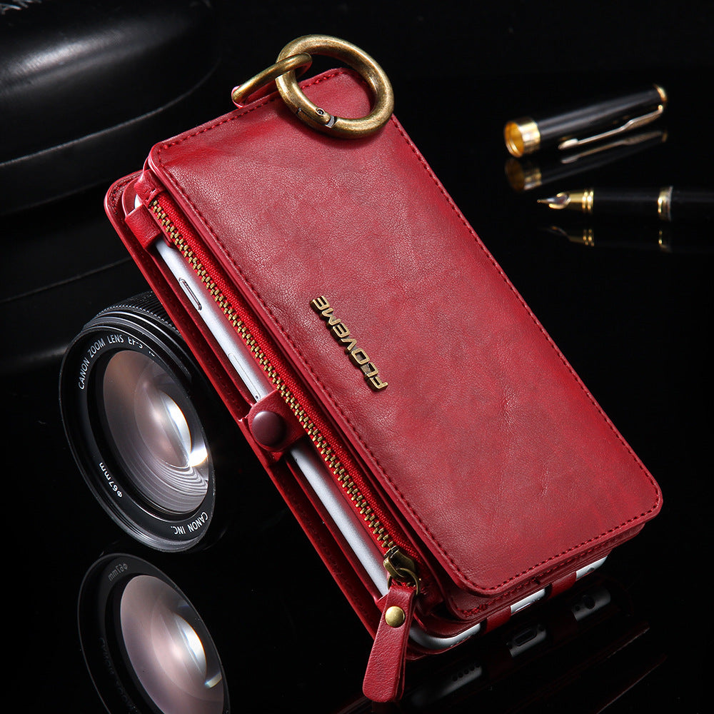 Luxury PU Leather Case For 8 Plus X XR XS Max 11 Flip Stand Wallet Cases For 8 7 Plus 6s SE Pouch Capinhas