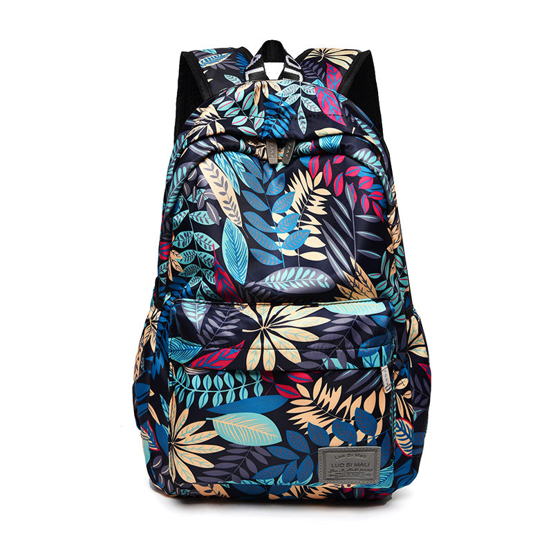 Printed backpack