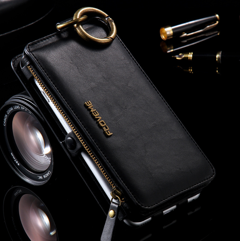 Luxury PU Leather Case For 8 Plus X XR XS Max 11 Flip Stand Wallet Cases For 8 7 Plus 6s SE Pouch Capinhas