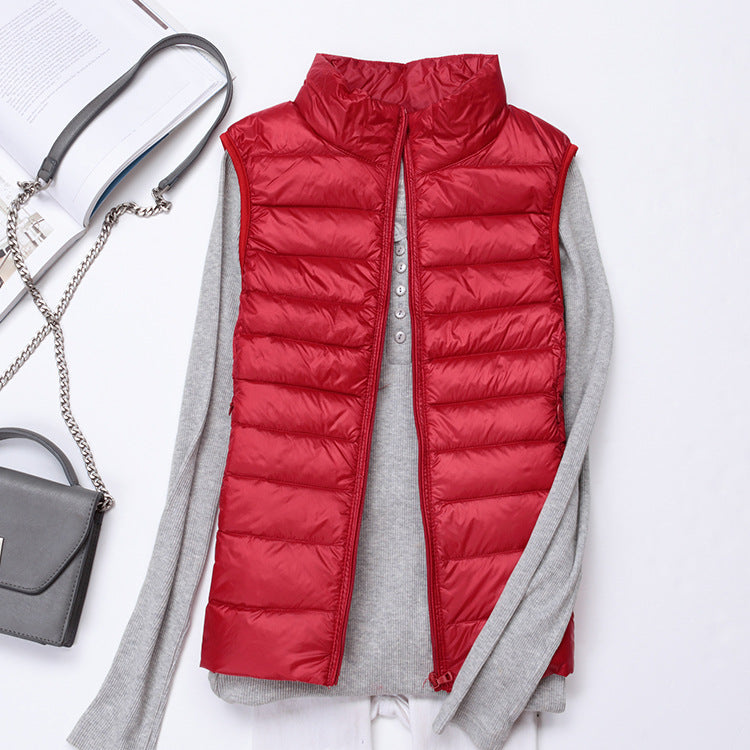 New Autumn Women Light Down Vest
