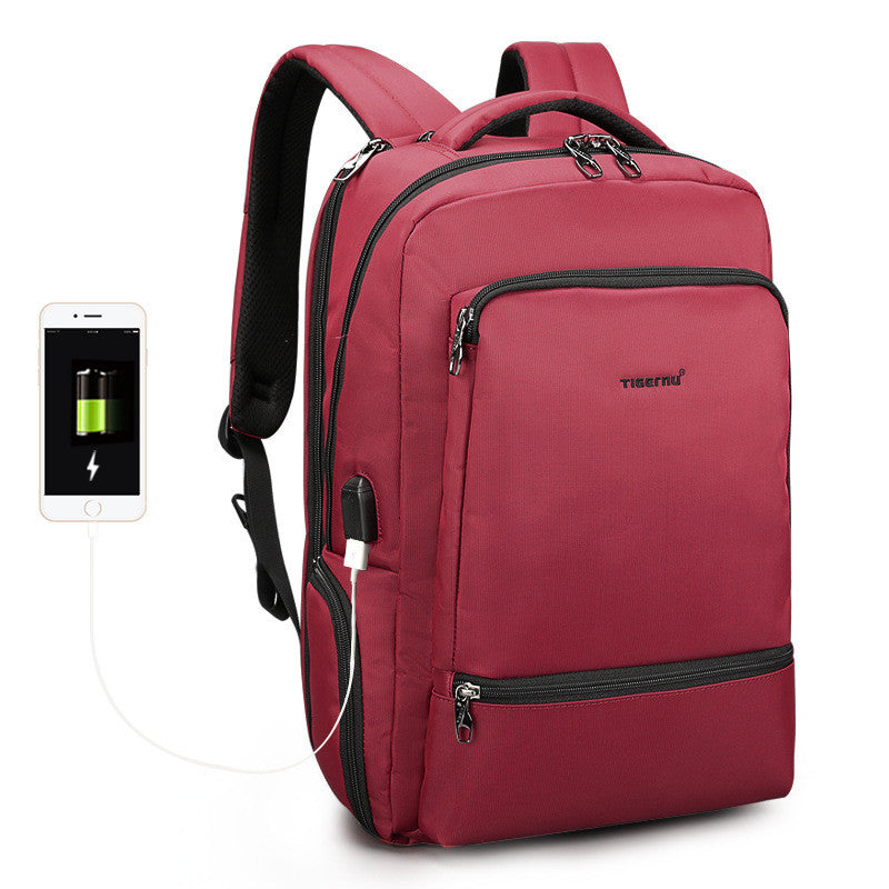 Outdoor USB charging travel backpack