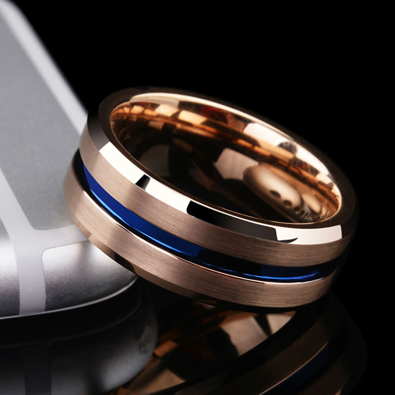 Rose Gold Man Jewelry Rings