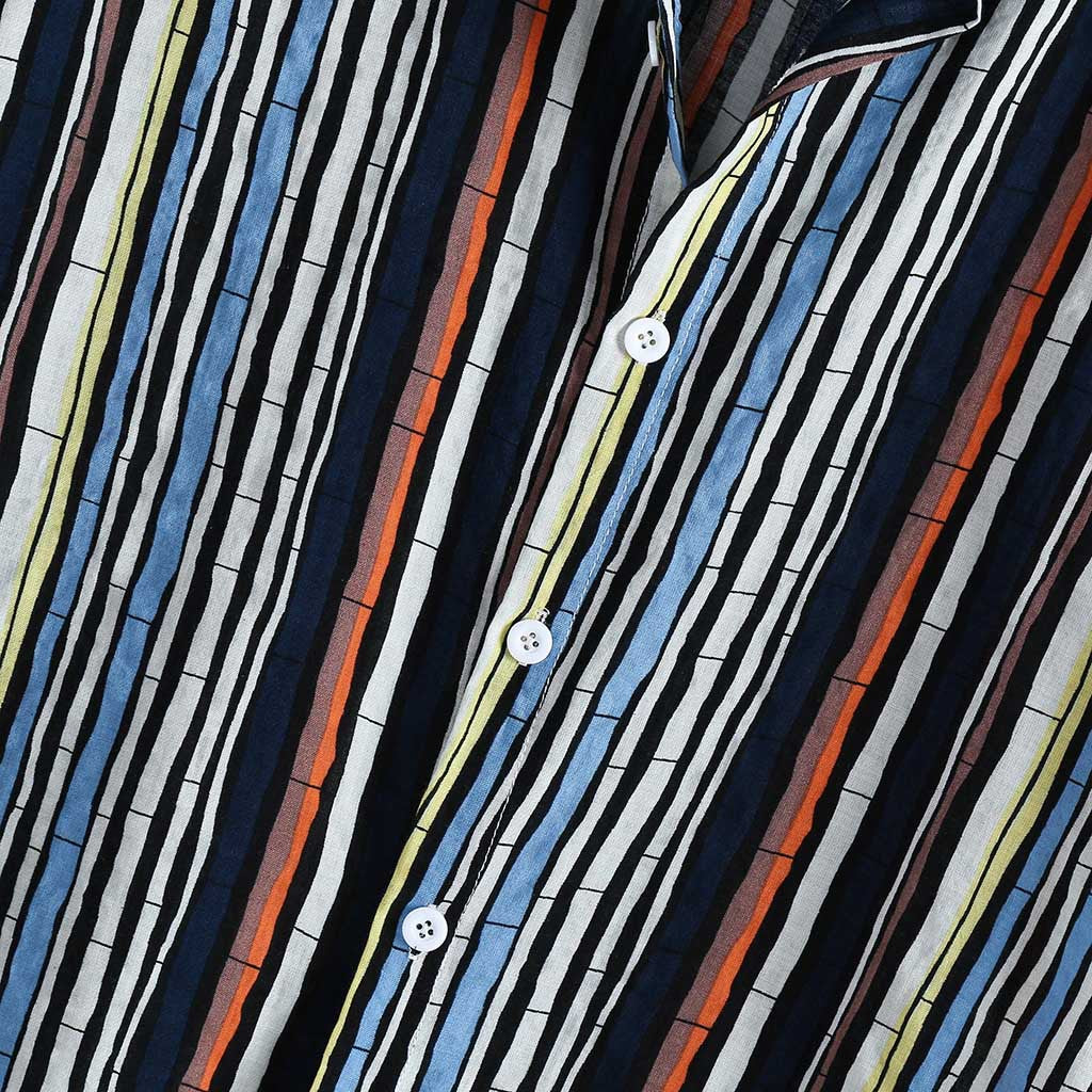 Men's fake printed shirt