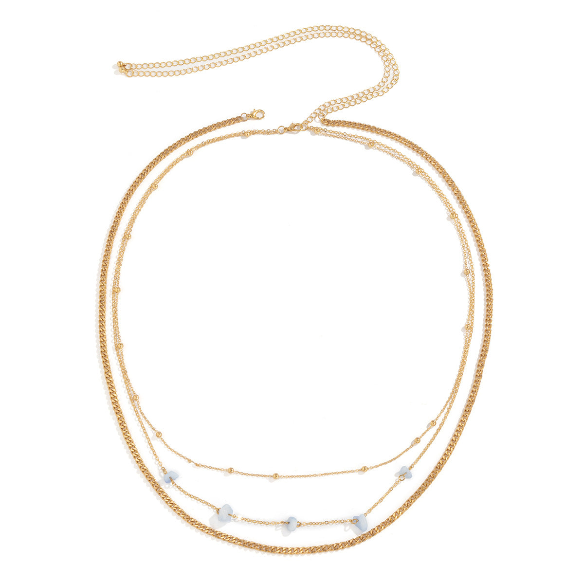 Multi-layer Beach Gravel Waist Chain