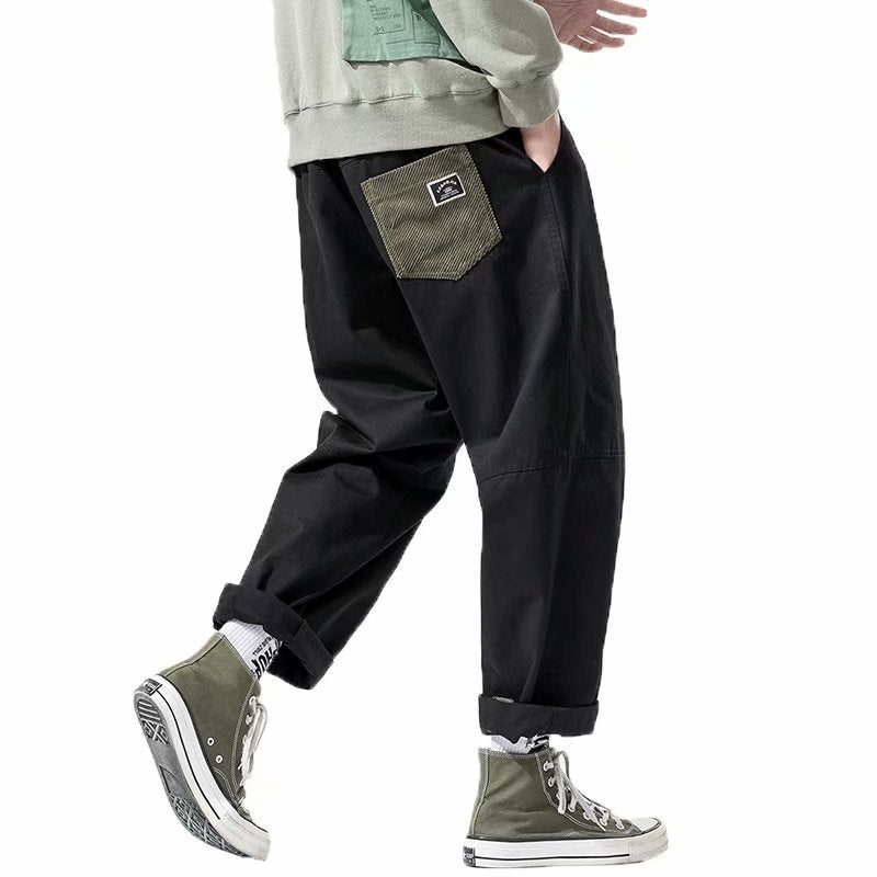 Drawstring ankle ankle trousers