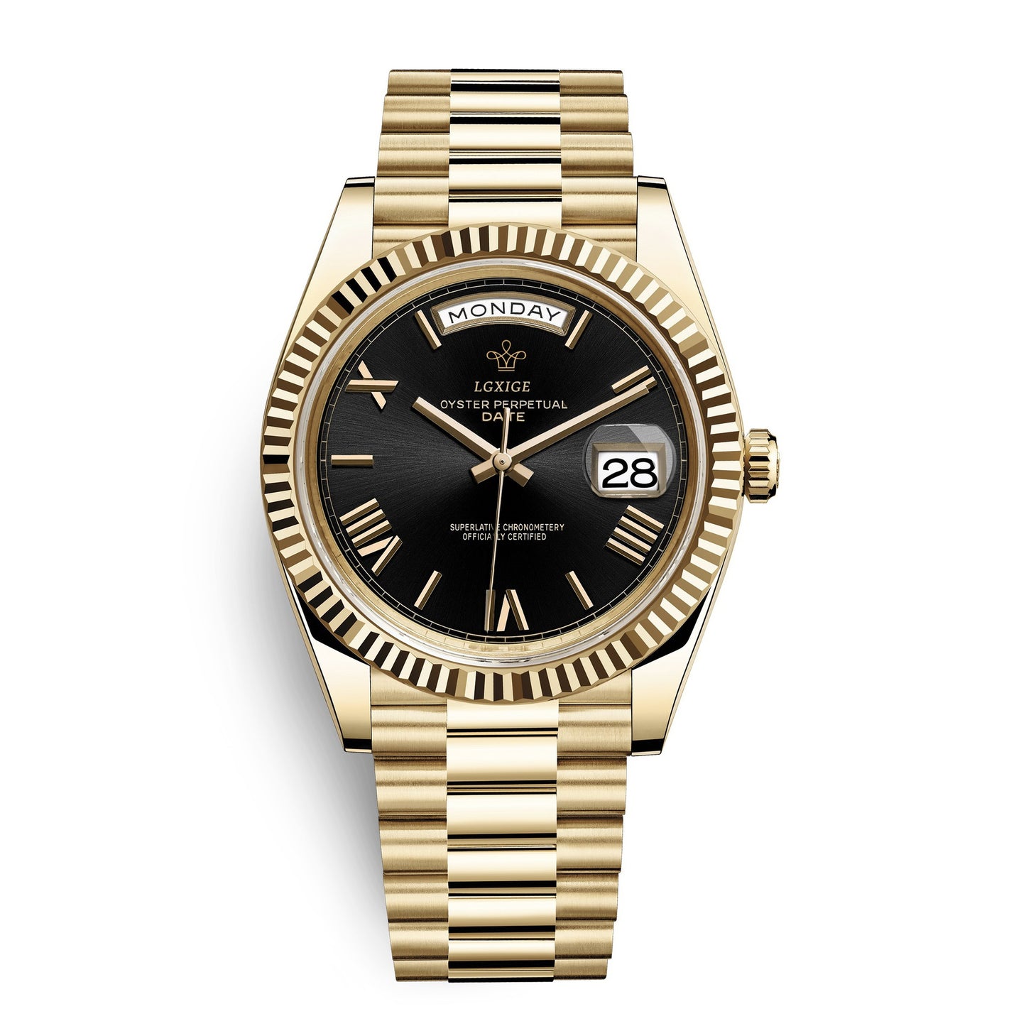 Week calendar watch