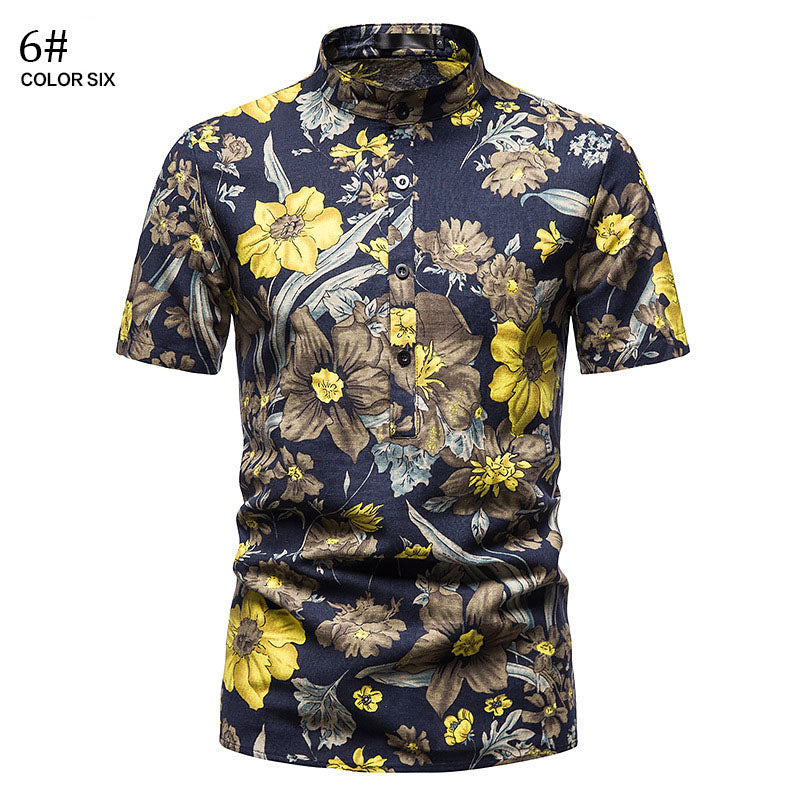 Hawaiian Men's Casual Short Sleeve Shirt