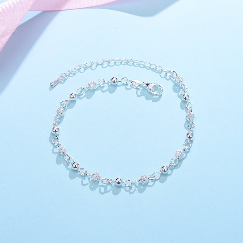 Frosted Bead Hollow Sexy Ankle Jewelry