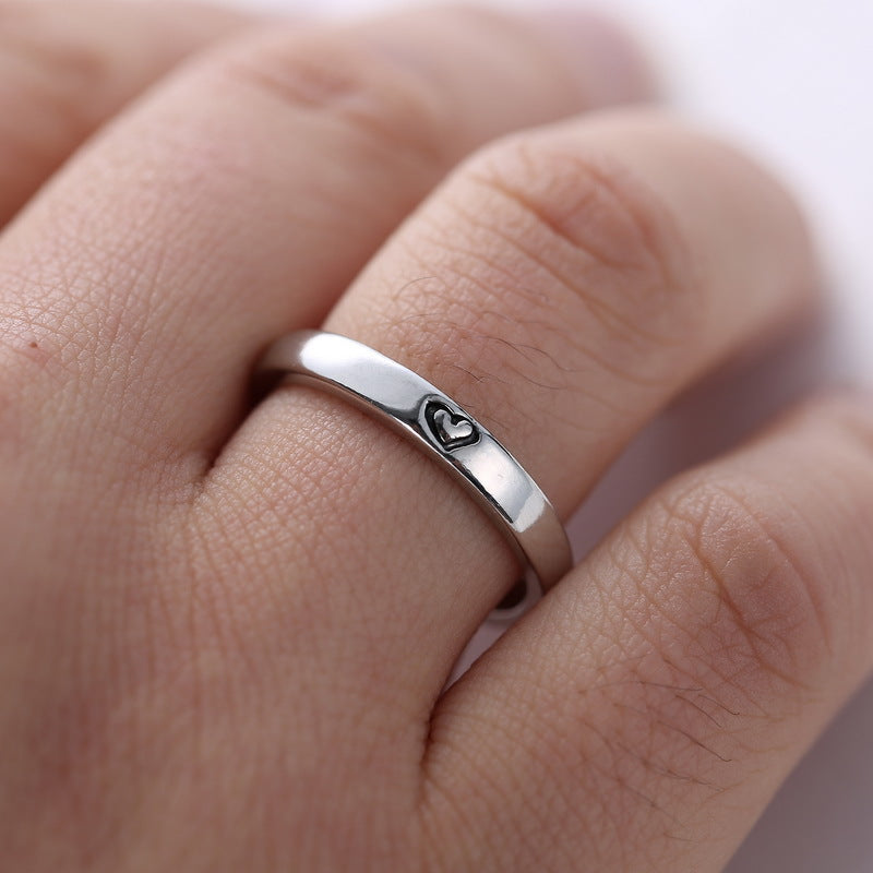 Valentine's Day Jewelry Ring Wholesale Manufacturers Couple Rings in the Name of Love