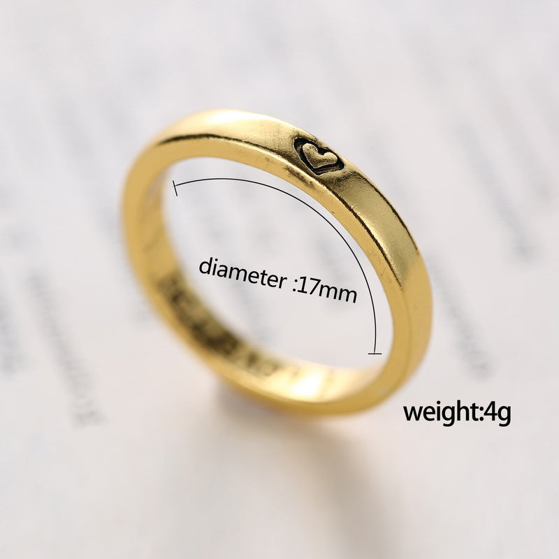 Valentine's Day Jewelry Ring Wholesale Manufacturers Couple Rings in the Name of Love