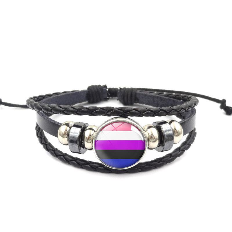Time Gem Woven Bracelet