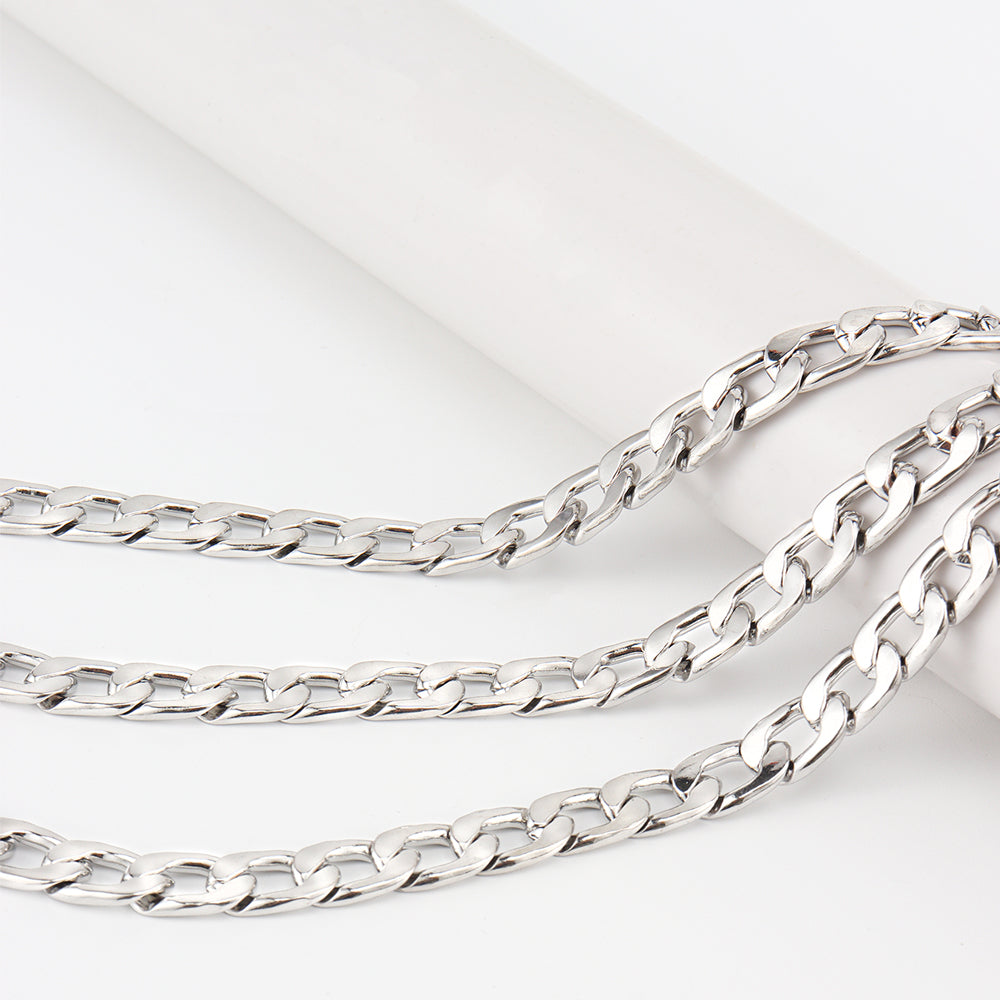 Cross-border Fashion Ladies Elastic Spring Waist Chain Golden Versatile Three-layer Chain With Dress Belt Versatile Spot