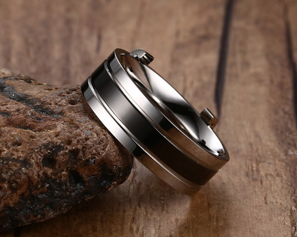 Tungsten carbide diamond ring, Men's fashion ring, Wedding ring