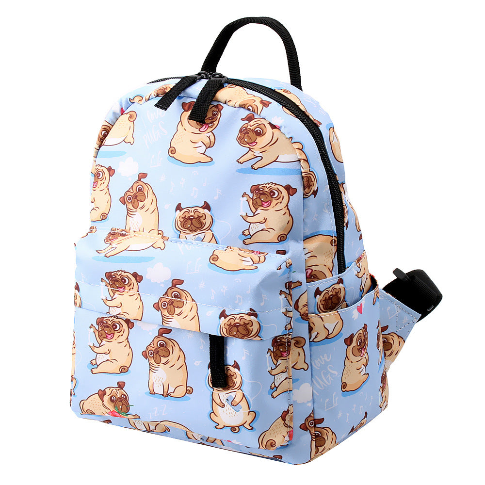 Computer Backpack Fashion Dog Backpack Waterproof HD Printing