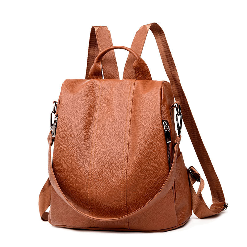 Retro anti-theft backpack