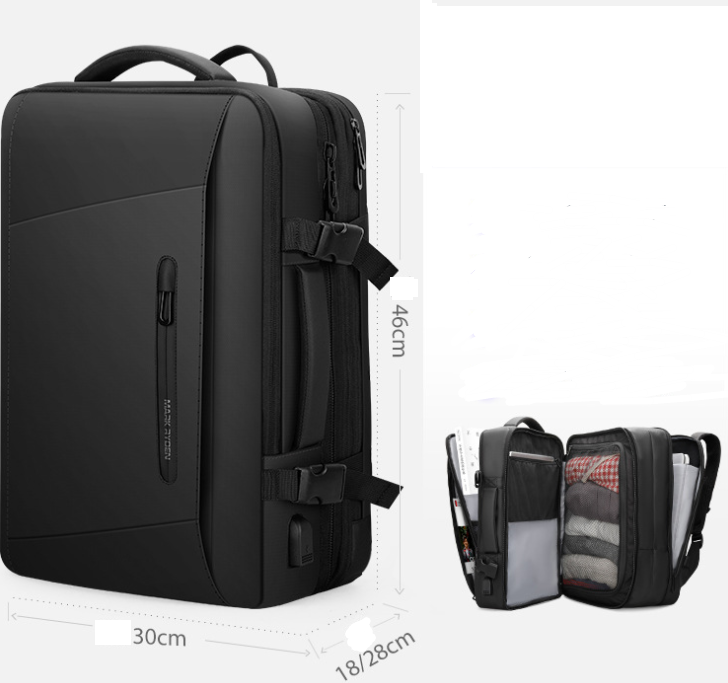 Laminated zipper bag backpack
