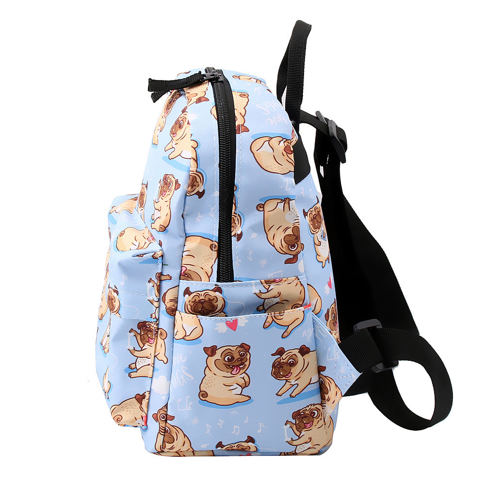 Computer Backpack Fashion Dog Backpack Waterproof HD Printing