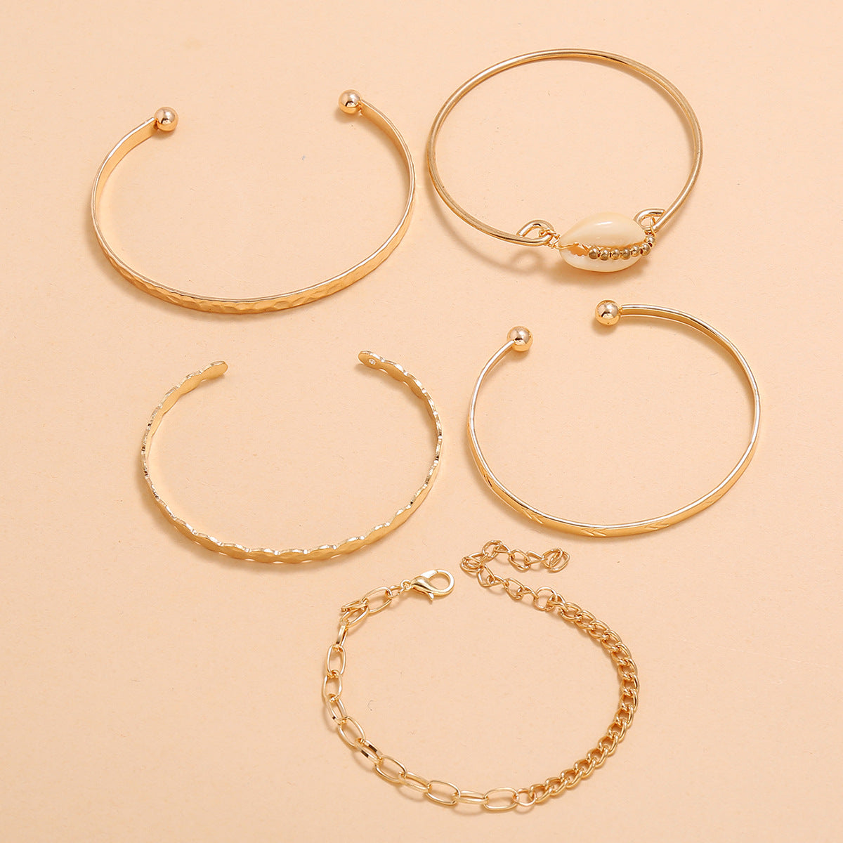 Water Ripple Arrow Bracelet 5 Piece Set