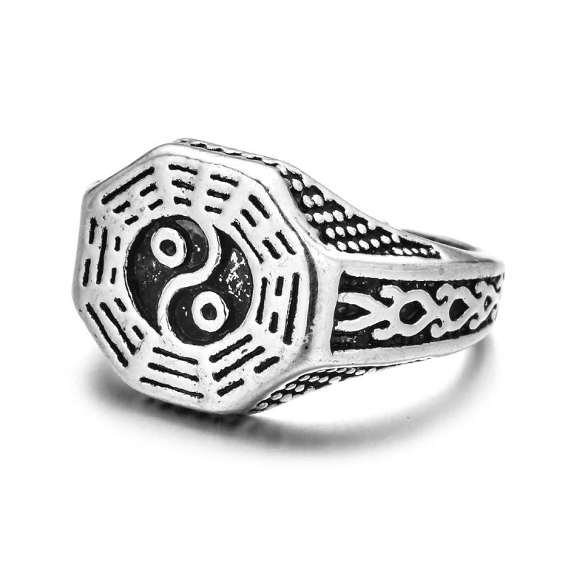 Vintage Gothic Punk Style Skull Animal Men's Ring
