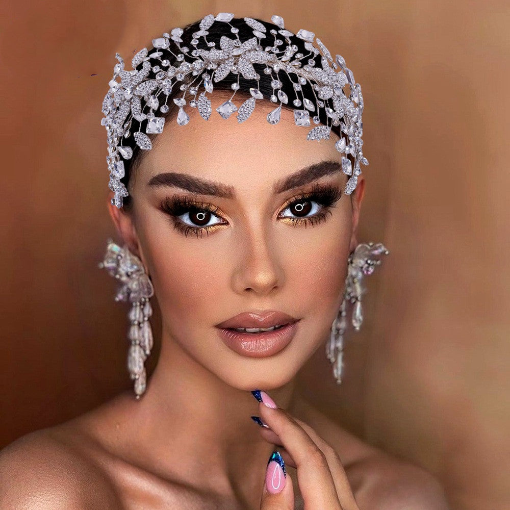 European And American Creative Styling Headwear Headband Female Rhinestones