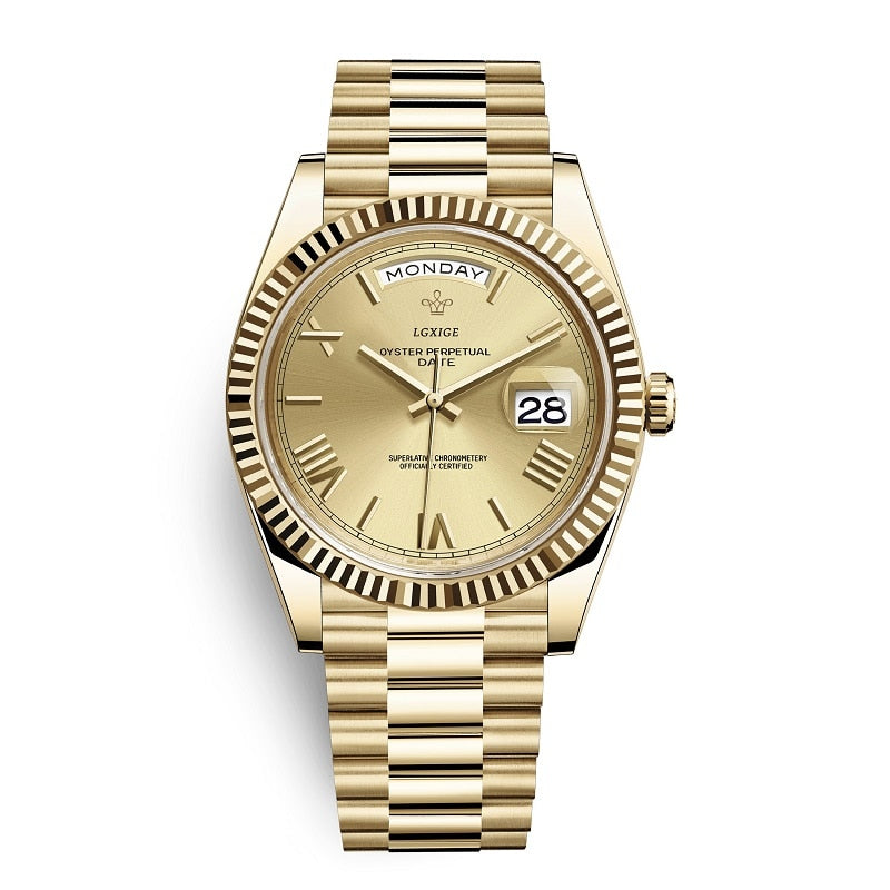 Week calendar watch