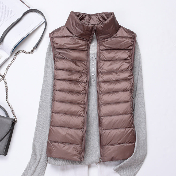 New Autumn Women Light Down Vest