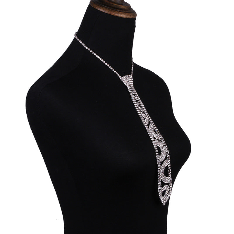 Exquisite bow tie body chain