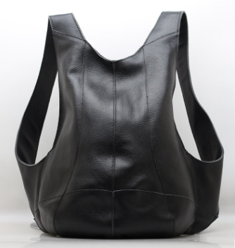 Cowhide motorcycle backpack