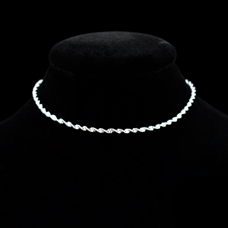 Vintage popular women's silver anklet