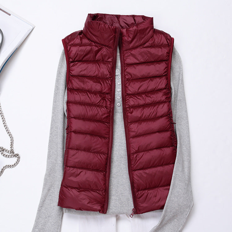 New Autumn Women Light Down Vest