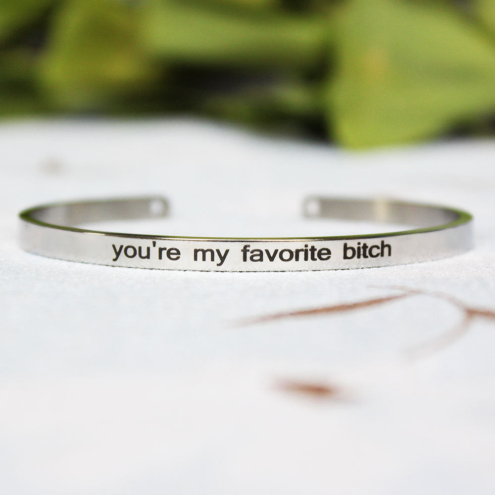 Customizable Stainless Steel Bracelet