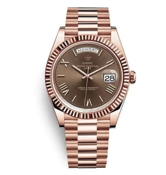 Week calendar watch