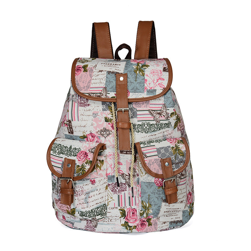Women's canvas backpack