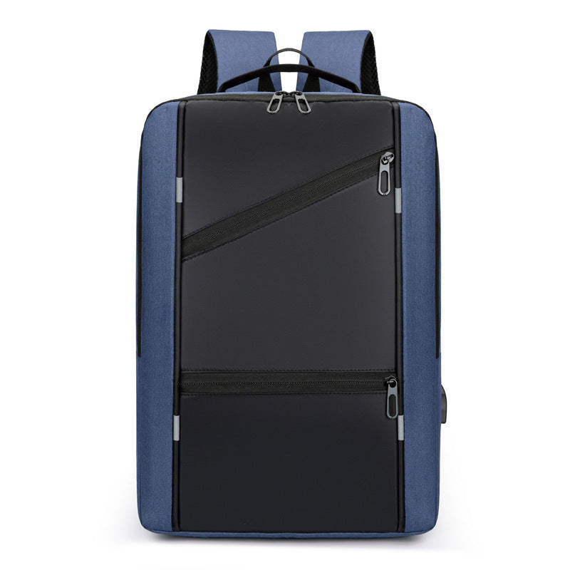 New Computer Bag Men's Business Simple Multi-functional Backpack Usb Charging