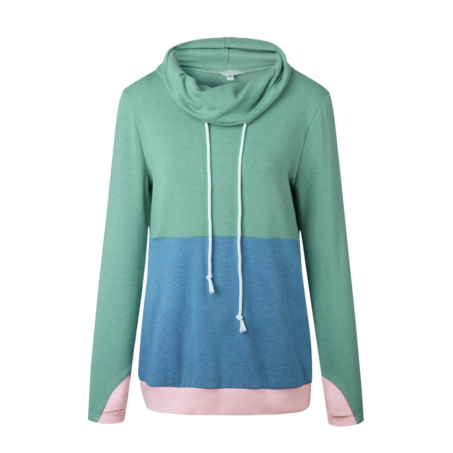 Drawstring long sleeve sweatshirt