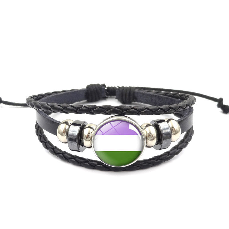 Time Gem Woven Bracelet