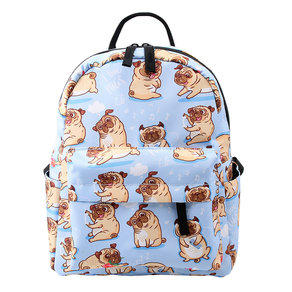 Computer Backpack Fashion Dog Backpack Waterproof HD Printing