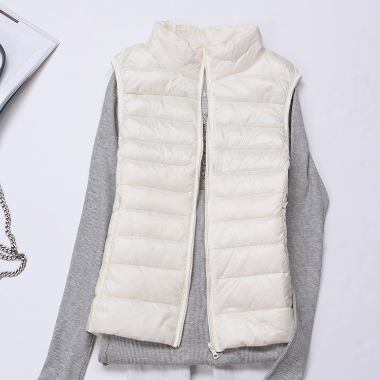 New Autumn Women Light Down Vest