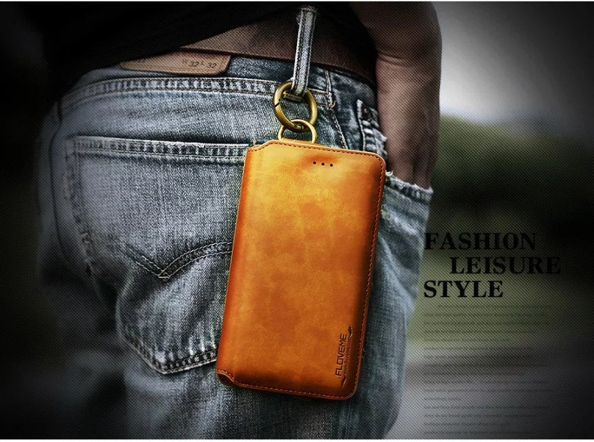 Luxury PU Leather Case For 8 Plus X XR XS Max 11 Flip Stand Wallet Cases For 8 7 Plus 6s SE Pouch Capinhas