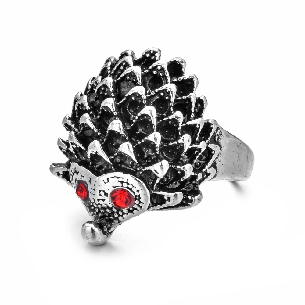 Vintage Gothic Punk Style Skull Animal Men's Ring
