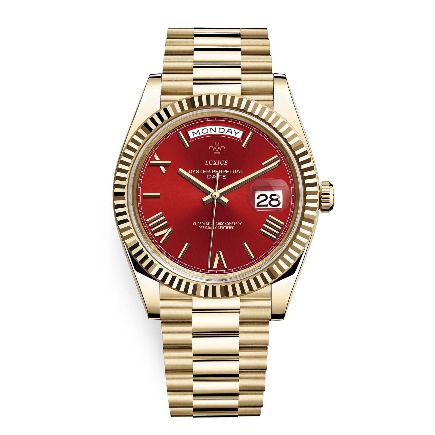 Week calendar watch