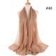 Monochrome Pearl Chiffon Bubble Scarf Headscarf