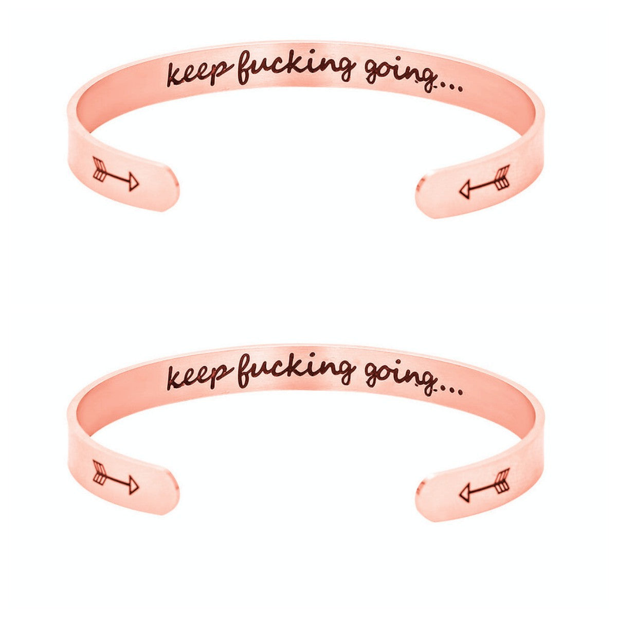 Mantra Bracelet with Quotes Stainless Steel Cuff Inspirational Jewelry Graduation Gift