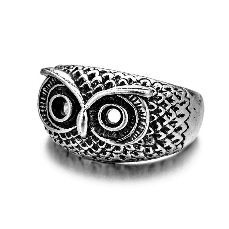 Vintage Gothic Punk Style Skull Animal Men's Ring