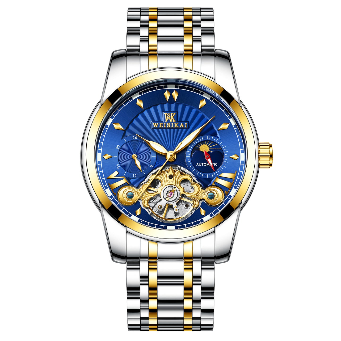 Waterproof flywheel automatic mechanical watch