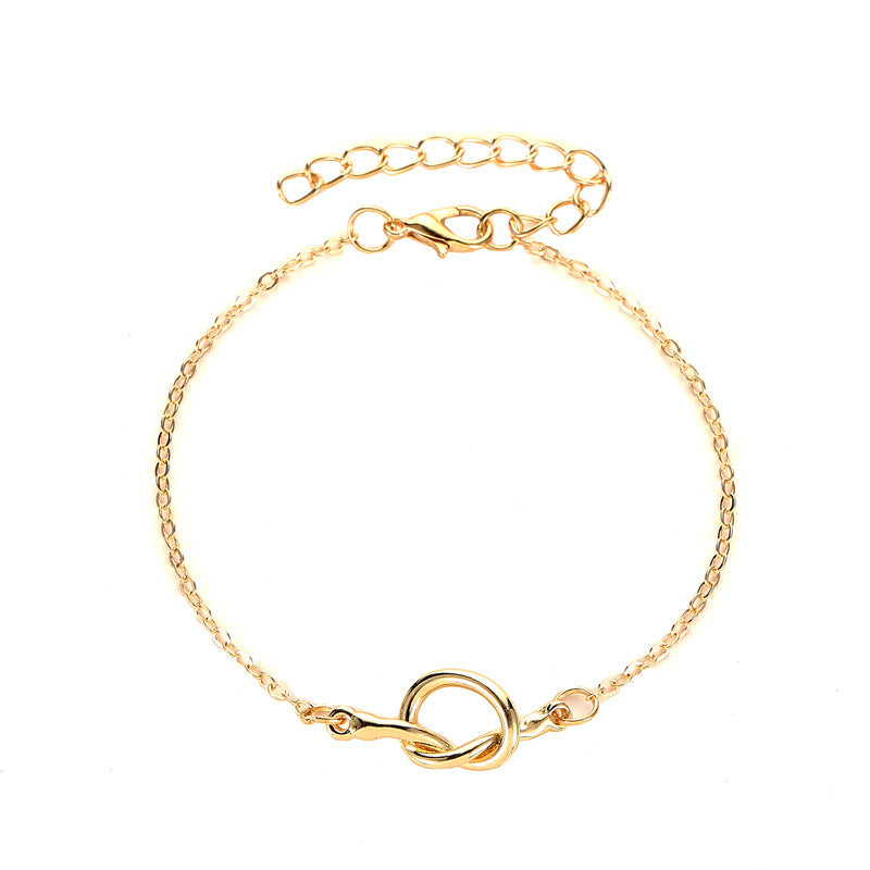 Fashion Trend Geometric Couple Anklet