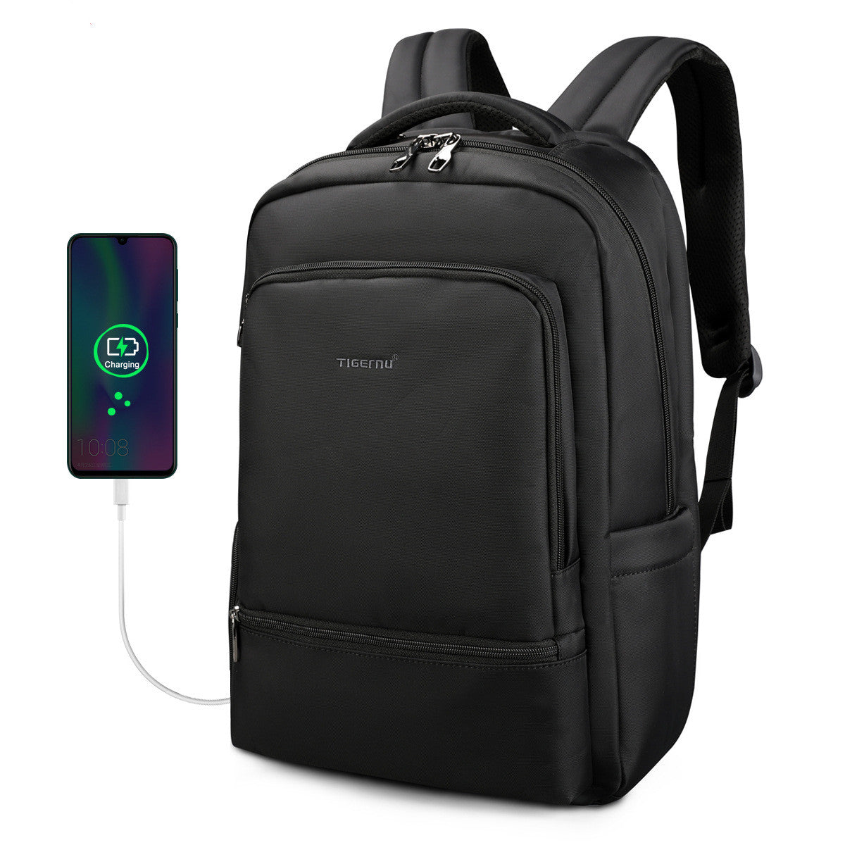 Outdoor USB charging travel backpack
